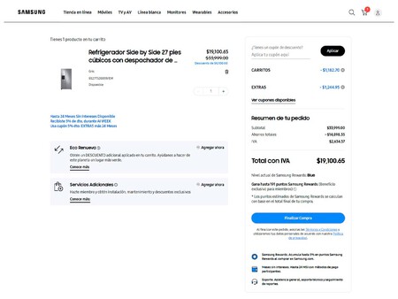 Refrigerador Oferta Cupones