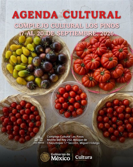 Disfruta de una salsa de molcajete, bebidas, dulces y nieves en la Feria del Jitomate en Los Pinos con degustaciones y talleres este fin de semana