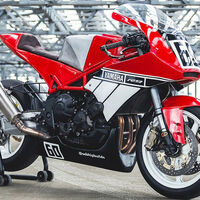 Alguien ha creado una Yamaha R9 mezclando una MT-09 con una Ducati Panigale. Y ha salido este Frankenstein
