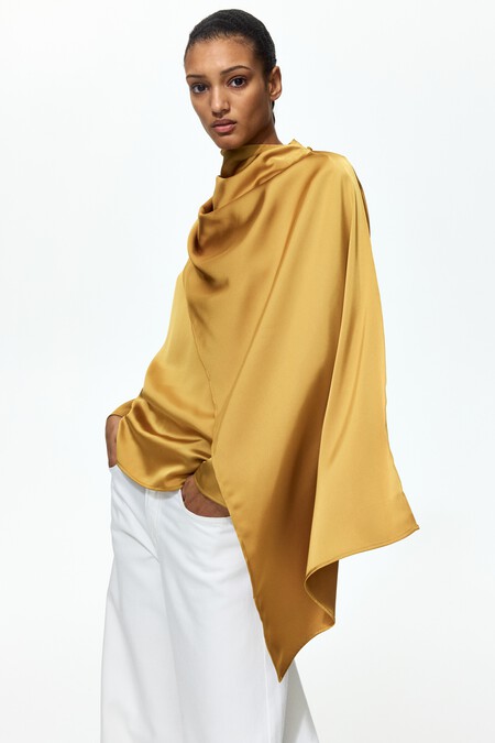 blusa satén