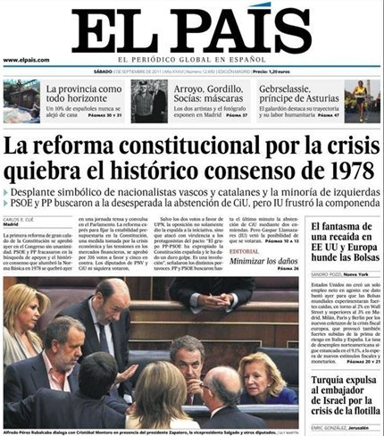 Ecos del día que se quebró el consenso del 78 y dos partidos privatizaron la Constitución