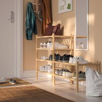 Ikea rebaja el zapatero de madera más cálido, bonito y fácil de colocar en cualquier rincón por menos de 11 euros
