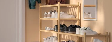 Ikea rebaja el zapatero de madera más cálido, bonito y fácil de colocar en cualquier rincón por menos de 11 euros 