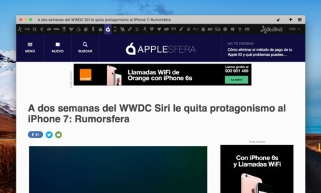 Min, quizás el navegador más simple y ligero que puedes instalar en OS X