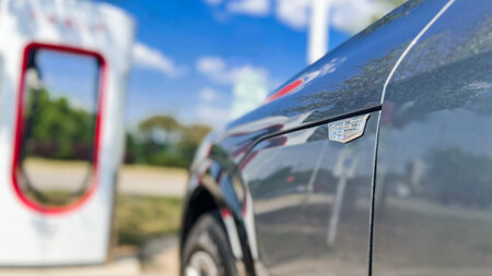 Cadillac Tesla Supercharger