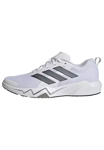 adidas Hombre Rapidmove Go Training Shoes, FTWR White/Core Black/Iron Met., 40 EU