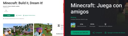 Estafa Apps Falsas Minecraft Celulares