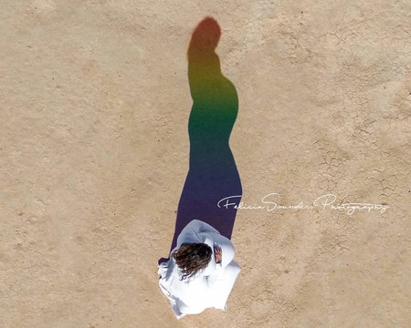 Las preciosas imágenes de una embarazada de su bebé arco iris, un homenaje a las madres que han pasado por una pérdida perinatal