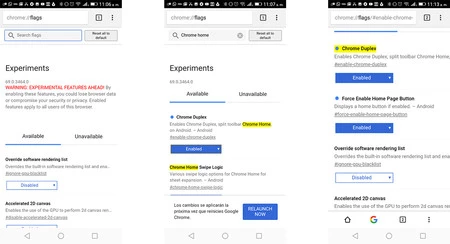 フラグ カナリア クロム