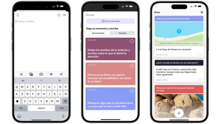 iPhoneの日記アプリ