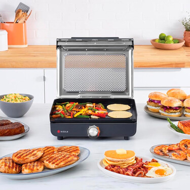La parrilla eléctrica que se convierte en plancha de asar y se limpia en minutos ahora en oferta pero por tiempo limitado 