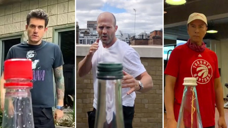 Por qué Internet está repleto de vídeos de gente dando patadas giratorias a botellas