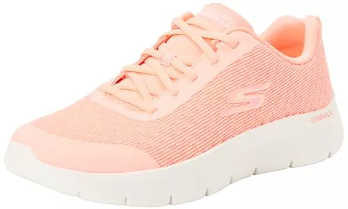 Skechers - GO Walk Flex Viva, IR A Caminar Flex Viva, Hot Pink Textile/Trim,