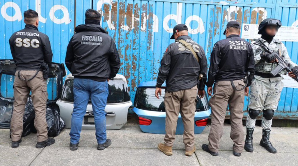 CDMX y Estado de México lograron asegurar más de 11 mil toneladas de autopartes robadas en el histórico operativo 