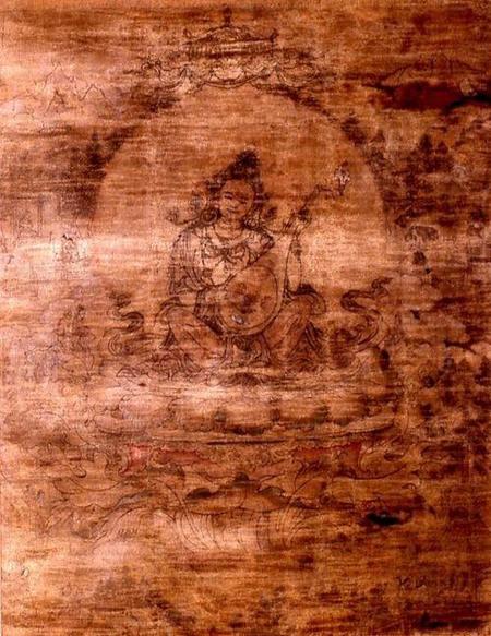 640px Chinese Sarasvati Walters 35292 Detail