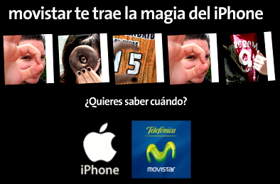 Web oficial del iPhone con Movistar