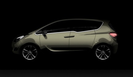 Opel Meriva Concept, primera imagen antes de Ginebra