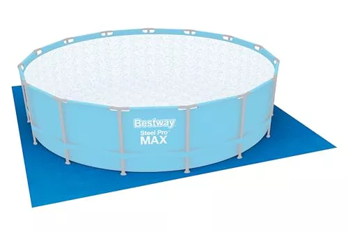 BETSWAY Tapiz Protector de Suelo 488x488 cm para Piscinas Desmontables Azul
