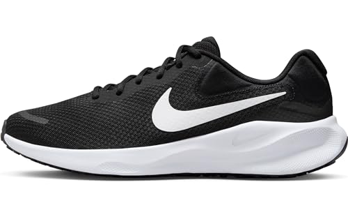 NIKE FB2207-001 Revolution 7 Hombre Black/White EU 44