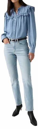 Levi's Classic Straight Jeans Mujer, Up and Away Lse, 33W / 32L