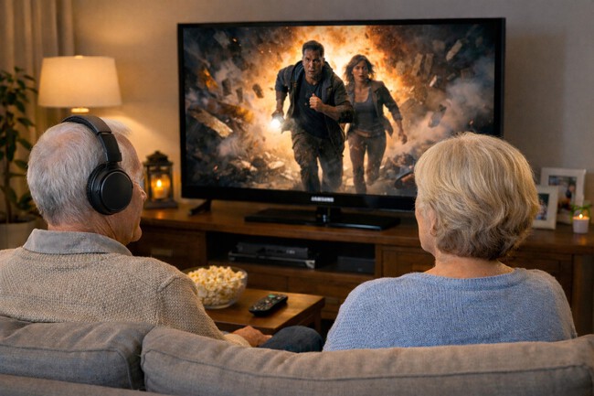 altavoces y cascos al mismo tiempo en un televisor
