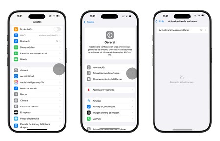 Actualizar iOS 18.4