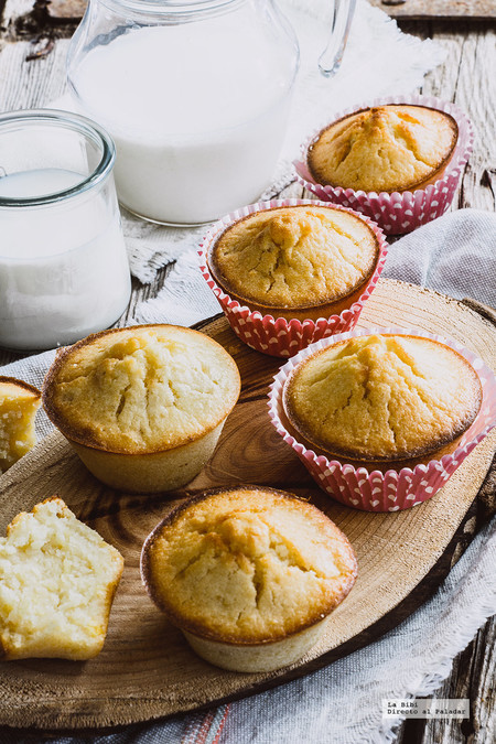 Muffins de elote y vainilla. Receta fácil para el Día del niño