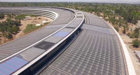 Nuevo vídeo del Apple Park, los edificios adyacentes ya están tomando forma