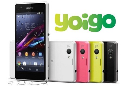 Precios Sony Xperia Z1 Compact con Yoigo