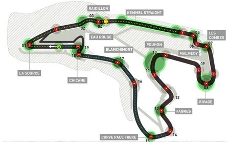 GP de Bélgica F1 2011: análisis de Spa-Francorchamps