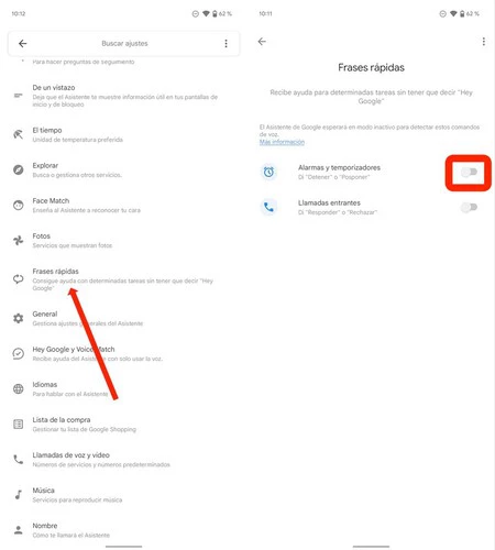 Google アシスタントのアラーム