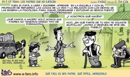 Los padres que no ejercen