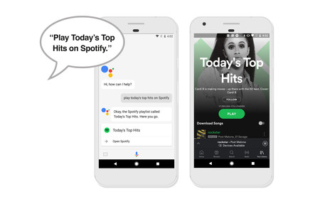 Spotify y Google Assistant juntos: ahora podemos reproducir nuestra música con sólo hablarle a Google