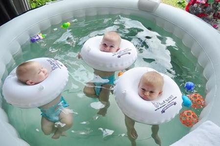 ¿Llevarías a tu bebé a un spa? ¿Y le pondrías un flotador al cuello?