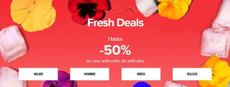 Fresh Deals en Sarenza: hasta 50% de descuento en una selección de artículos para hombre, mujer y niño