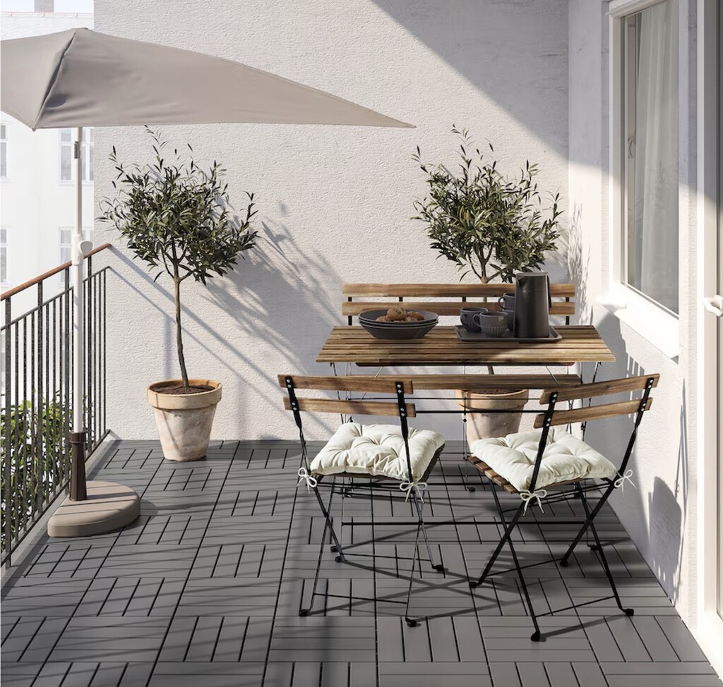 11 muebles baratos de Ikea, Leroy Merlín y Lidl para preparar balcones, terrazas y jardines para el verano  