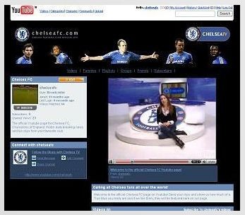 El equipo de fútbol Chelsea tiene canal en Youtube