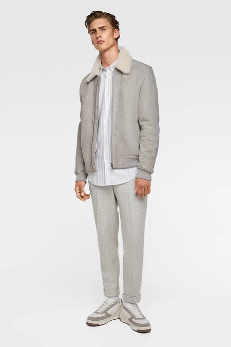 Zara nos muestra cómo combinando blanco y gris en invierno consigues looks perfectos