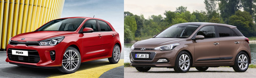 Manotazo en la mesa del Kia Rio frente al i20... ¿o no es para tanto?