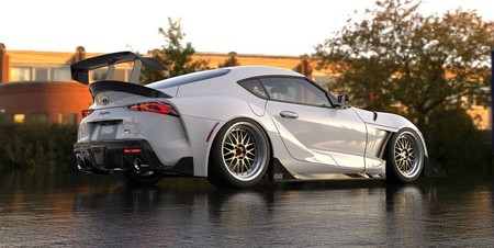 Este impresionante Toyota GR Supra widebody se develará en el SEMA Show