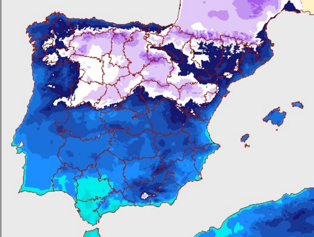 El "choque de trenes" de la borrasca Francis: un temporal que apunta a dejar bajo la nieve la noche de Reyes