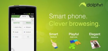 Nueva versión del navegador Dolphin HD para Android y su nuevo Webzine