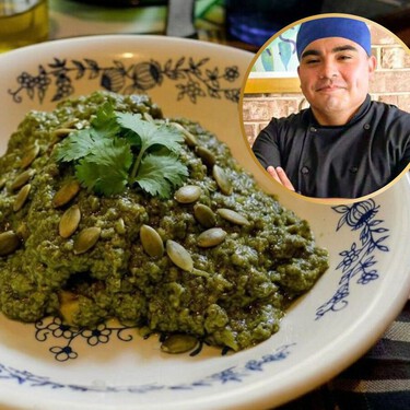 Ian Vergara, chef del restaurante Tagers: "para hacer un buen pipián la pepita tostada es lo que mejora todo"
