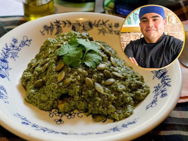 Ian Vergara, chef del restaurante Tagers: "para hacer un buen pipián la pepita tostada es lo que cambia todo"
