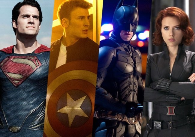 Superman, Capitán América, Batman y Viuda Negra pelearán por el dinero de los frikis