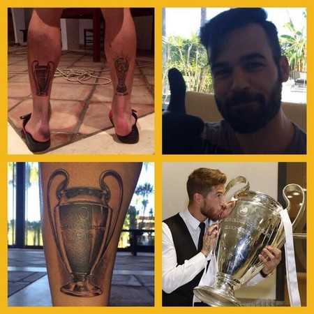 Lo prometido es deuda y Sergio Ramos se planta un nuevo tatuaje