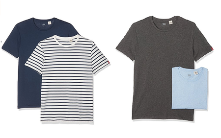 Pack de 2 camisetas Levi's desde sólo 14,94 euros ¡Varios modelos y colores!