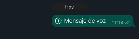 音声メッセージ 1 回聞いてください whatsapp iPhone