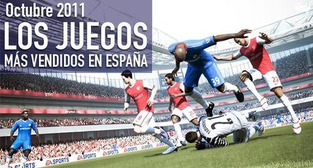 Los juegos más vendidos en España en Octubre 2011: el fútbol triunfa sobre todo lo demás