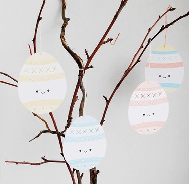Huevos de cartón e hilo, un DIY adorable para decorar la casa en Pascua